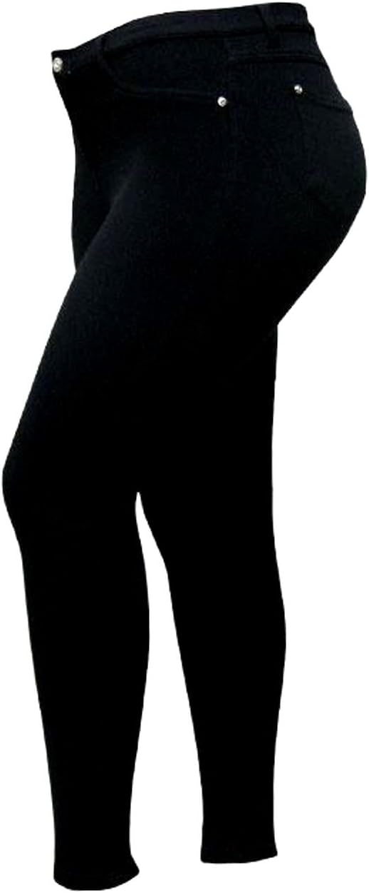 1826 Jeans1826 Moleton Plus Size HI Waste Skinny Leg Womens Pants one Size fits All L-XL