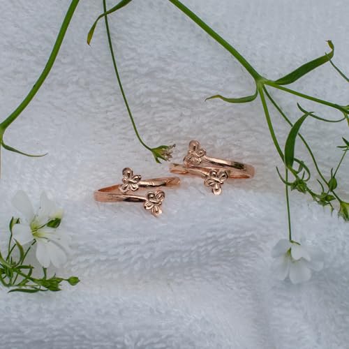 Image of 925 Sterling Silver Peacock Design Toe Ring for Women and Girls | Polish Adjustable Toe Bichiya | Adjustable