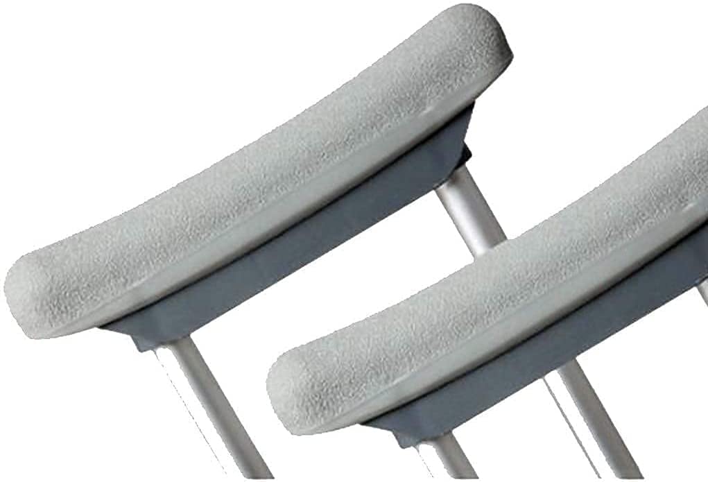Stampelle Stampella ascellare regolabile con bastone da passeggio con impugnatura in schiuma morbida Stampelle antiscivolo Famiglia unisex