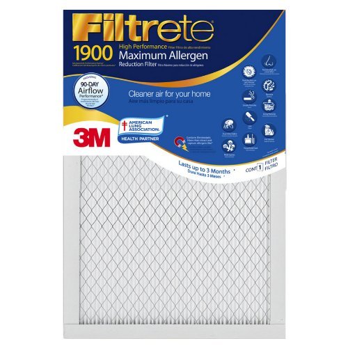 Filtrete Maximum Allergen Reduction 20-in X 25-in X 1-in Electrostatic Pleated Air Filter