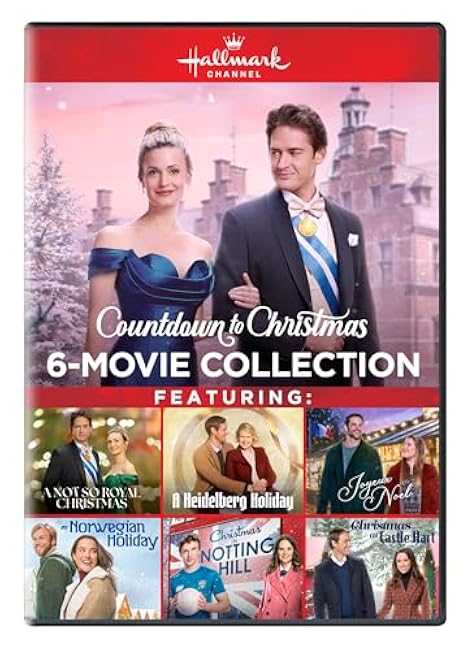 Hallmark Countdown to Christmas 6-Movie Collection ( A Not So Royal Christmas/A Heidelberg Holiday / Joyeux Noel / My Norwegian Holiday / Christmas in Notting Hill / Christmas at Castle Hart)