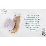 BeNat. Facial Bamboo Wood Handle Cleansing Brush. Extra-Soft Fiber Facial Brush. White. - Image 4
