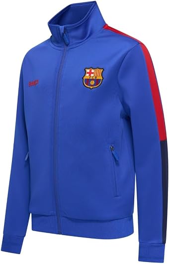 FC Barcelona Tracksuit Blue for Adults - Size S to XXL - Barca Men's Tracksuit - Official Product