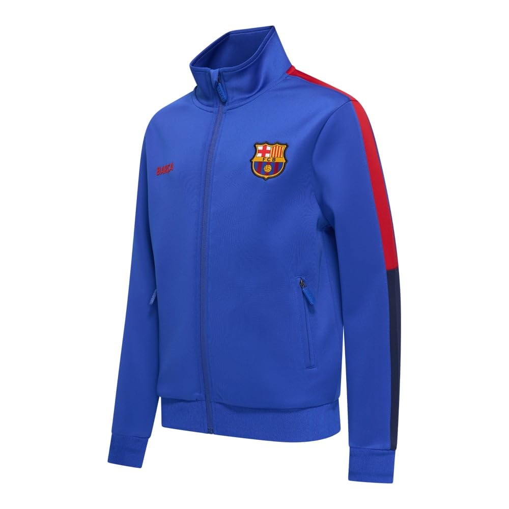 Dres treningowy FC Barcelona niebieski dla dzieci - Rozmiar 116 do 164 - Dres treningowy Barca dla dzieci - Produkt oficjalny