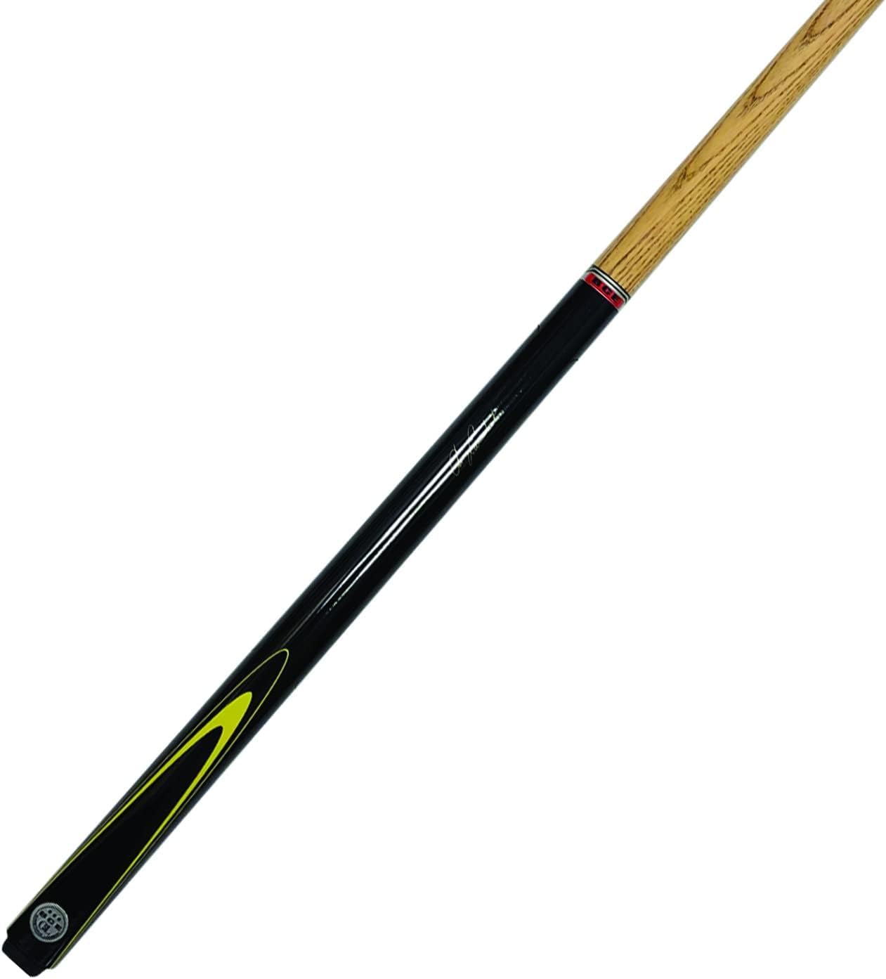 BCE Christophe Lambert Queue de Billard 8 Ball avec étui Unisexe, Noir/Bois Naturel, 57" (145cm)
