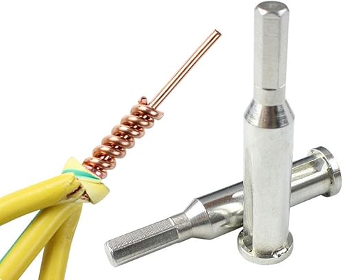 Conector universal 2.5-4 Square Cable de broca eléctrica, herramienta de torsión de alambre, pelacables y tornador para uso con destornilladores de