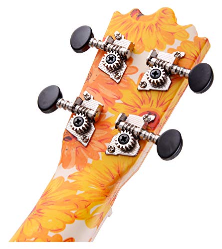 Classic Cantabile BeachBuddy Beachflower Ukulélé Soprane ABS - Les Beatles, Paul McCartney, John Lennon, RIngo Starr, George Harrison Classic Cantabile BeachBuddy Beachflower Ukulélé Soprane ABS – Image 8