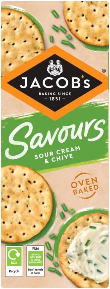 Jacob's Sour Cream & Chive Savours 150g
