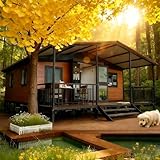 Pequeñas casas prefabricadas para la venta, portátil, plegable, con dormitorios, sala de estar, cocina, baño, para adultos, retiro al aire libre, patio, espacio móvil residencial