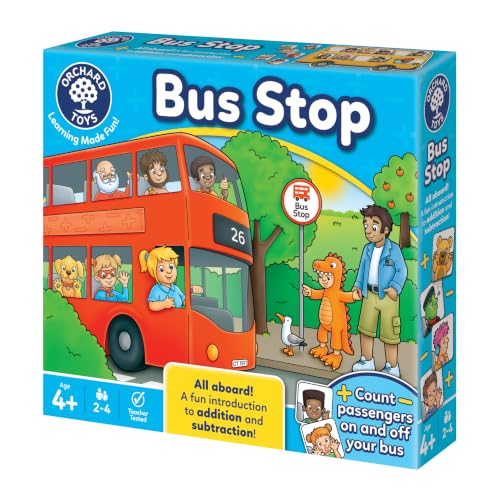 Bus Stop - Gioco educativo di Numeri e Conteggio per bambini da 4 a 8 anni (Edizione Multilingua)