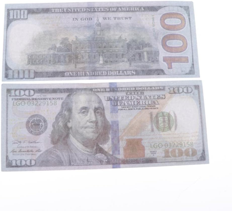 2Xus Dollars Prop Play Fun Pretend Cash Prop Denomination Props MulticolorCoins & Paper Money|Paper Money: World|Collections & Lots