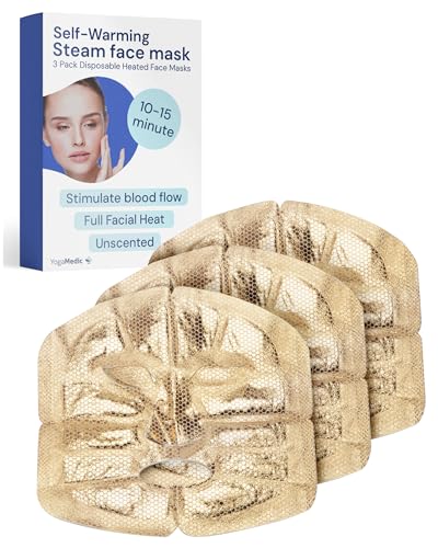 YOGAMEDIC Facial Steam Mask Pack of 3