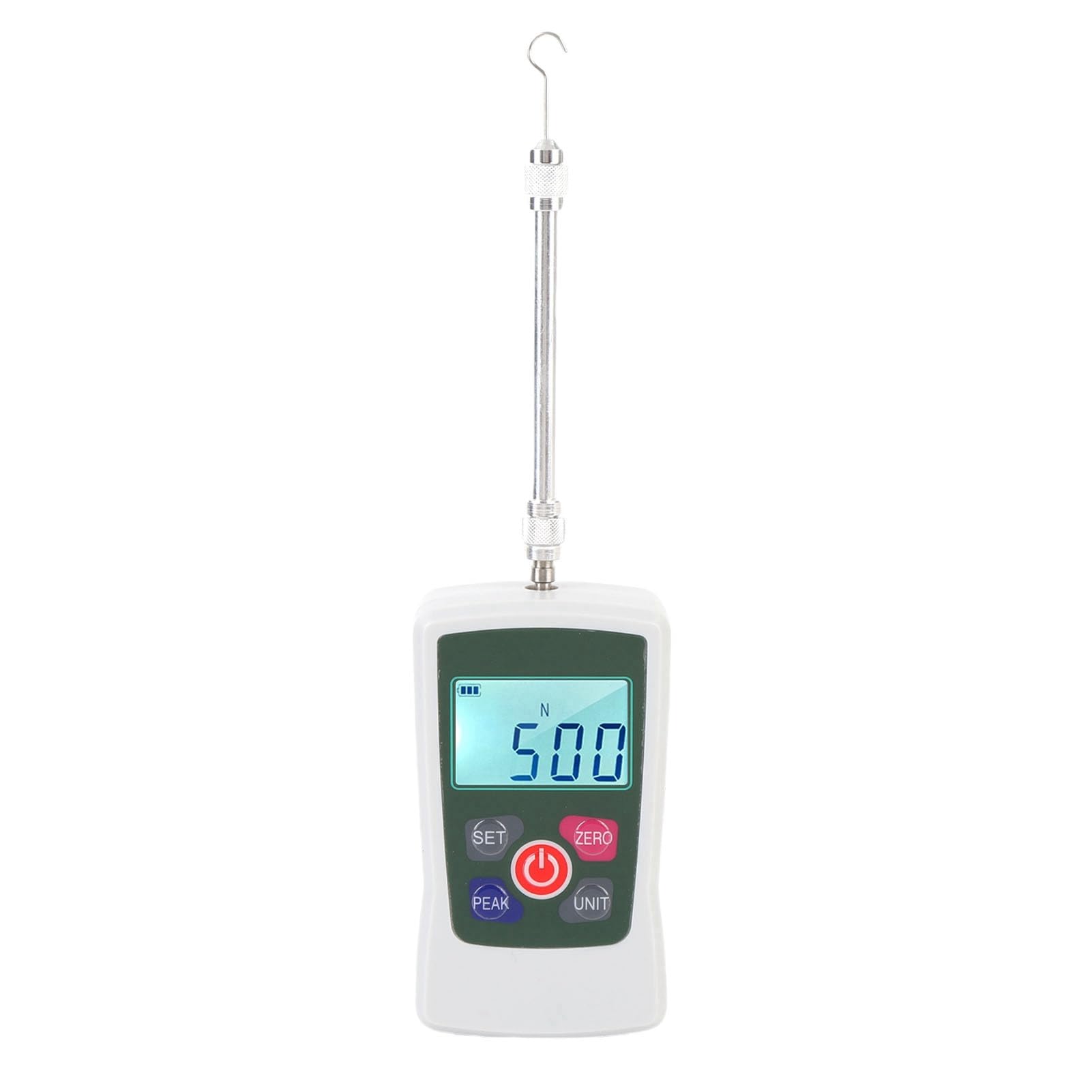 Misuratore di Digitale - Tester Push-pull Portatile con Display Retroilluminato, 3 modalità di Misurazione, Spegnimento Automatico per Test Accurati di Spinta e Pressione in Laboratori,