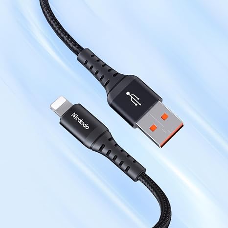Mcdodo CA-2261 iPhone Fast Data-Charging Cable 3A 1Mt - Black