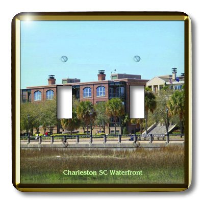 Interrupteur a baionnette decoratif Charleston SC 3dRose LSP_55326_2 - 3