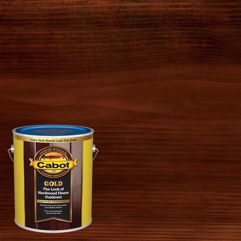 Cabot Satin 19473 Moonlit Mahogany Deck Varnish 1 gal.4