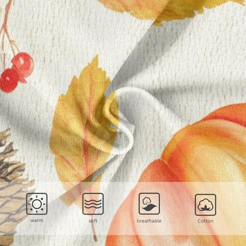 Autumn Orange Pumpkins Girls Underwear Toddler 2t Cotton Cute Panties Girl Flower Underpants Briefs3