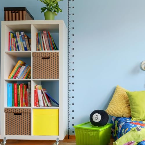 Image of Brixella Kids Growth Chart Wall Sticker - Removable Height Measurement Ruler for Children, Nursery, Bedroom & Playroom Decor | Wall Sticker (Up to 200cm)