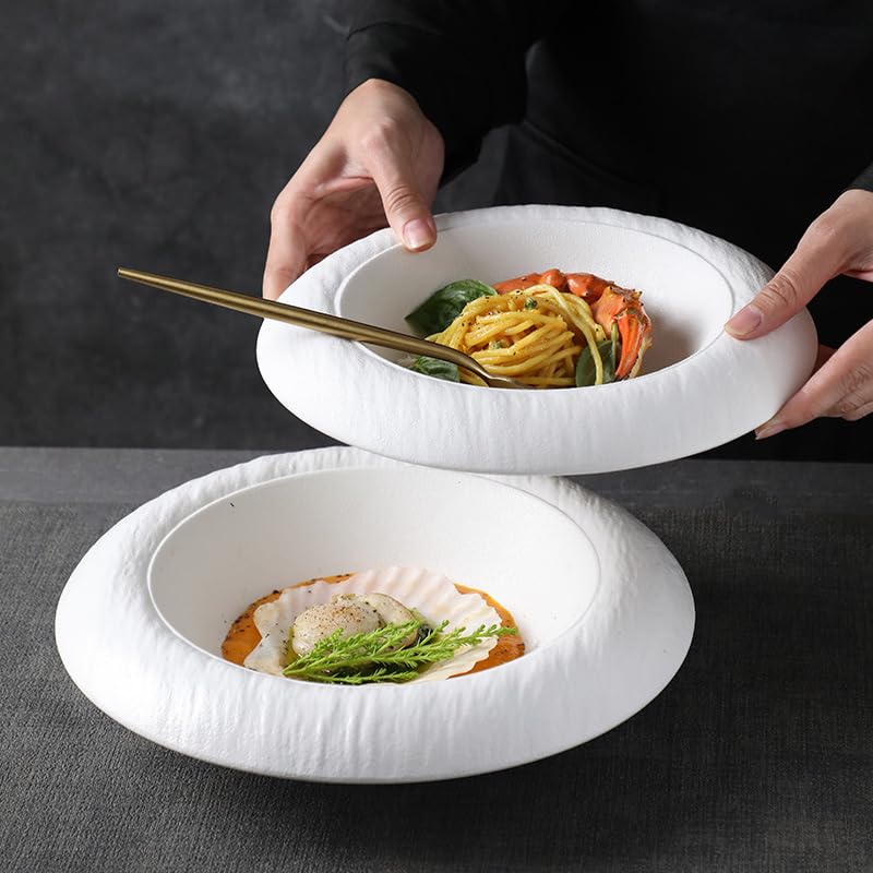 Ramen miski ceramiczna miska do zupy okrągła nordycka zastawa stołowa - wzór kamienia śniadanie płatki owsiane sałatka talerze obiadowe