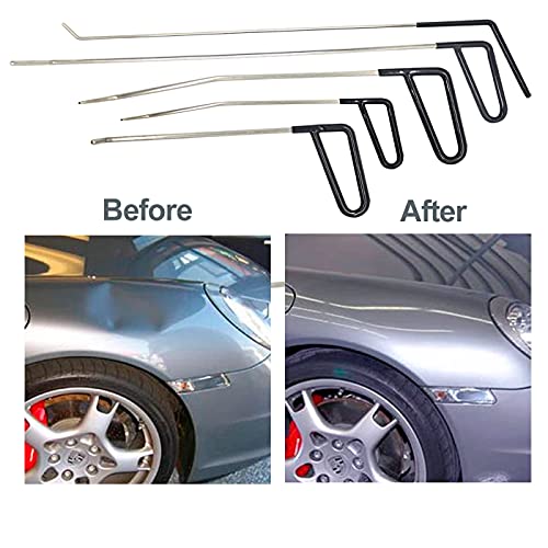 MENQANG Outil Débosselage sans Peinture,Une variété d'outils de kit pour la Réparation de Bosses de Voiture Conviennent à Toutes Sortes de Bosses