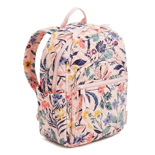 Vera Bradley Cotton Small Backpack, Paradise Coral2