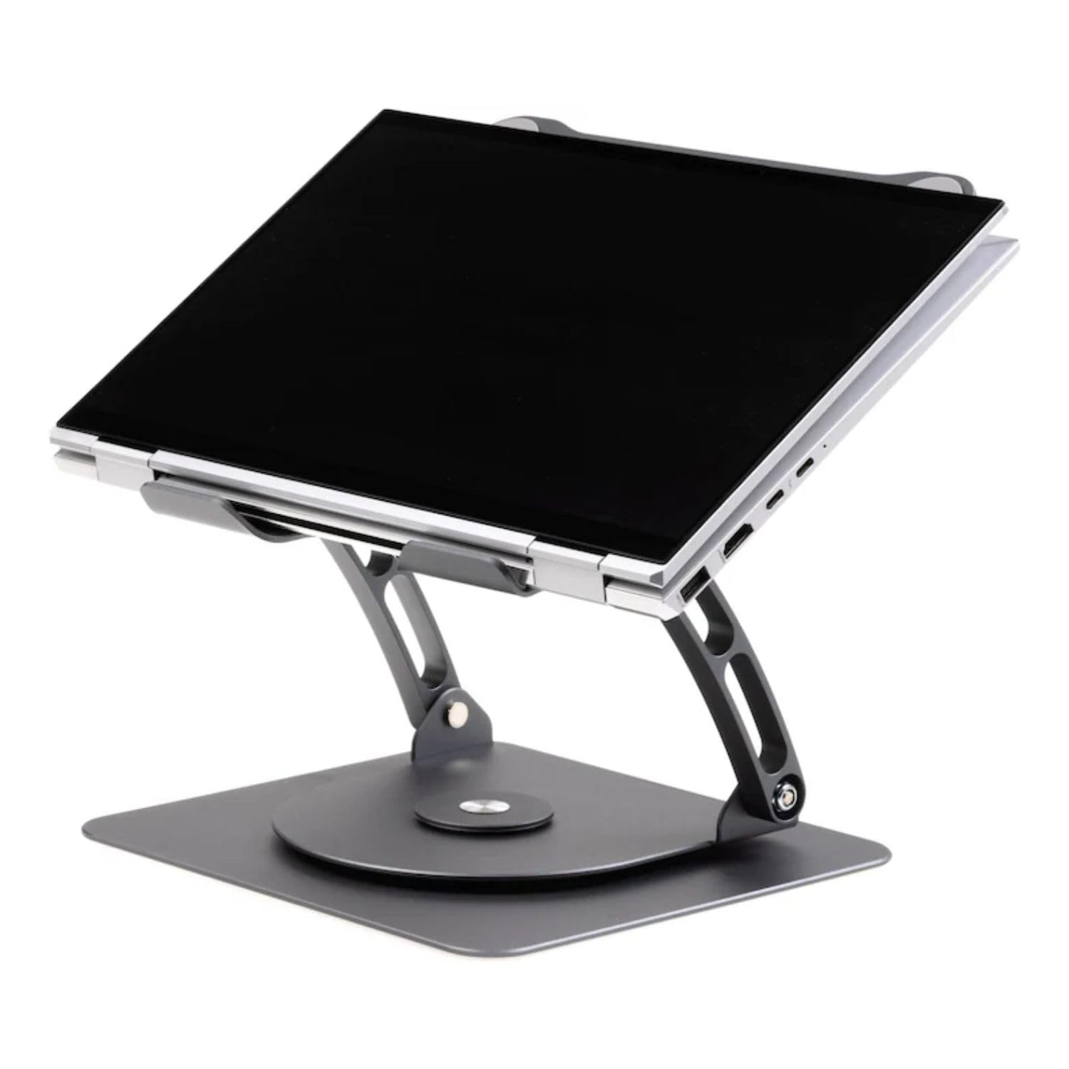 Z17 Portable Laptop Stand, Ergonomic Adjustable Alloy Laptop Riser, Foldable Stand, Height Adjustable, Anti-Slip Design, Lightweight, Ideal for Work, Study, and Travel 42