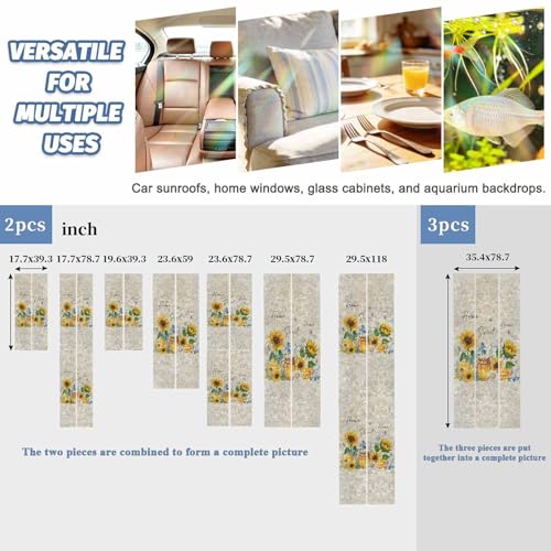 Vinilo Decorativo para Ventana Adhesivo Estático 23.6x78.7 in miniatura 4