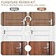 14pcs Laminat Reparaturset, 8 Farben Hartwachs Reparaturset, Laminat Reparatur mit Schaber, Parkett Reparaturset von Kratzern Löchern, Arbeitsplatte Reparaturset Laminatboden für Vinyl Holz Möbel