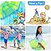 Strandspielzeug Tasche Groß, Strandtasche Netztasche für Sandspielzeug Wasserspielzeug, Wiederverwendbare und Faltbare Kinder Aufräumsack für Strand Picknick/Schwimmbad/Wäschesack/Familie Urlaub