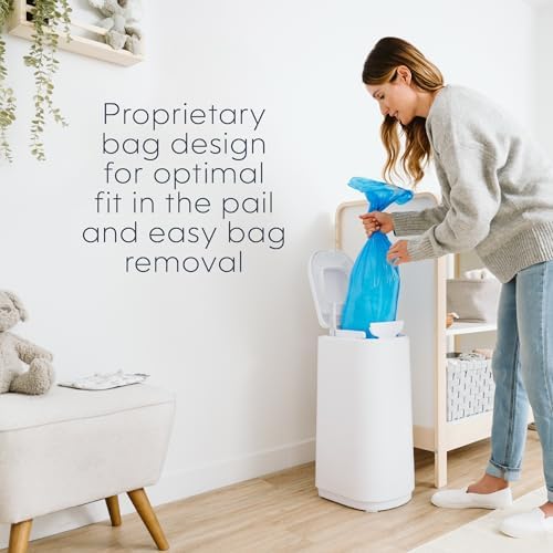 Diaper Genie Easy Roll Refill | 30 Bags Per Refill | Holds Up to 1410 Newborn Diapers | Odor Control | Diaper Pail Refill Bags | Fits Diaper Genie Signature & Platinum Pails - View 8