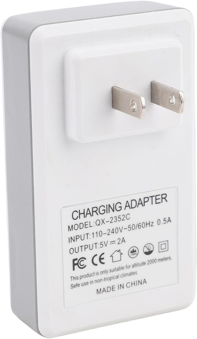 WALFRONT Mini UPS 2600mAh Uninterruptible Energy Provide USB 2A Output Battery Backup Emergency Adapter for Safety Digicam Router Modem LED Mild (US Plug)