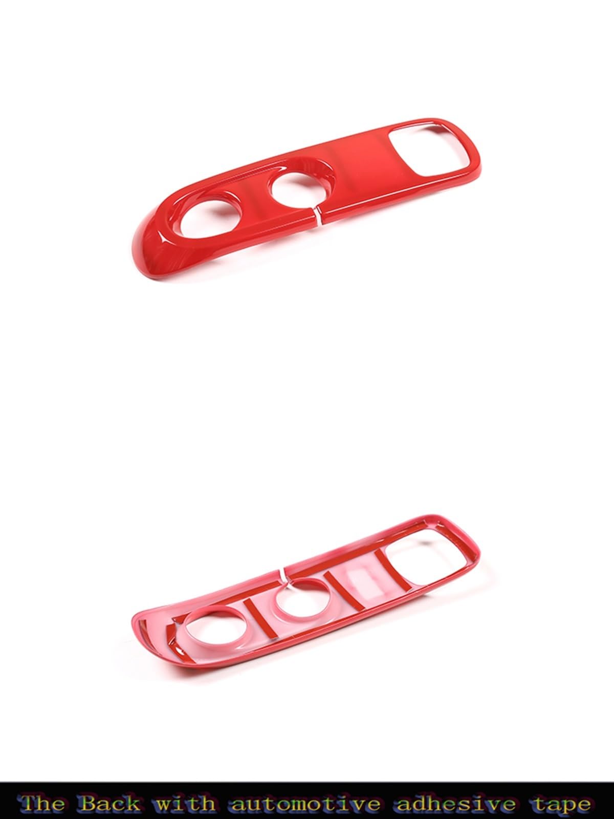 Komponenten Abs Aufkleber Für Autokonsolen-Gangschaltungskastenverkleidung Für Smart 451 Für Fortwo 2009-2015 LHD(Rood)