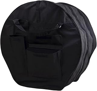 Drum Bag Drum Carrying Backpack Padded with Shoulder Strap and Carry Handles Thicking Drum Gig Bag Drum Storage Case for Tom Drum Snare Drum, dia 65cm