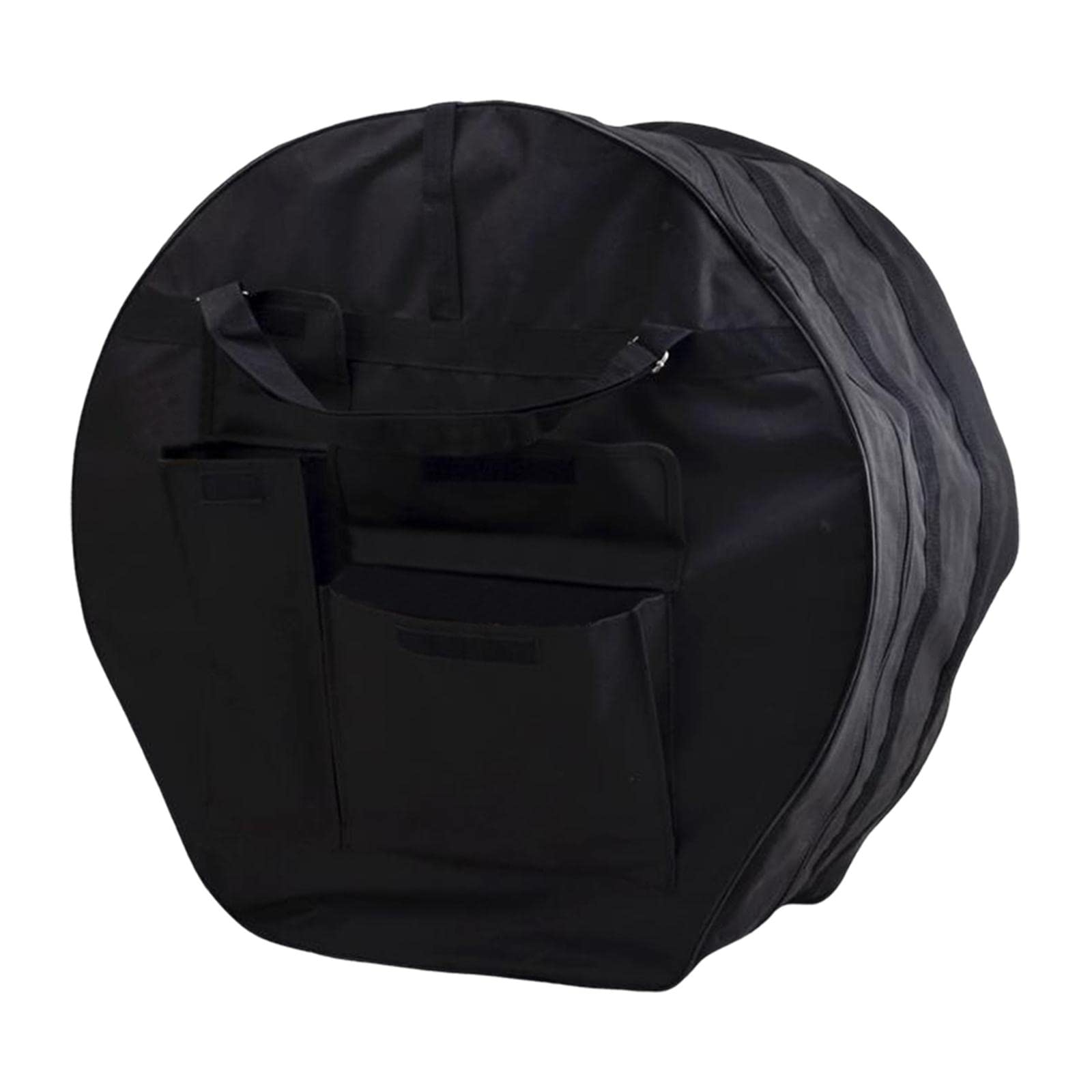 Torba na bęben pogrubiony pojemnik czarna obudowa bębna do werbla Tom Drum bęben basowy średnica 56 cm, 56 cm