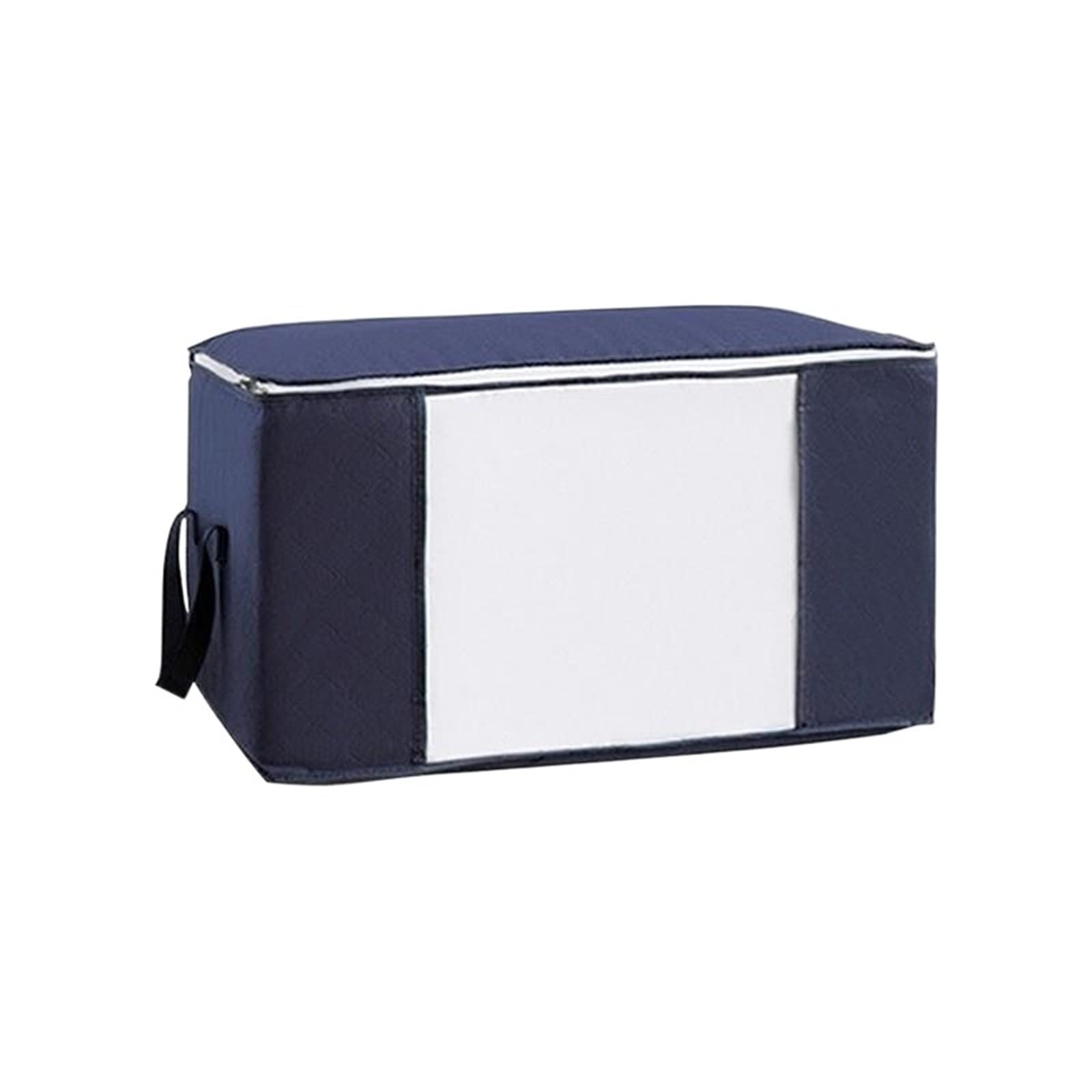 JINGYAN Storage Boxes Folding Storage Box Clothes Collection Non Woven Case With Zipper Moisture-proof Quilt(Marrom)