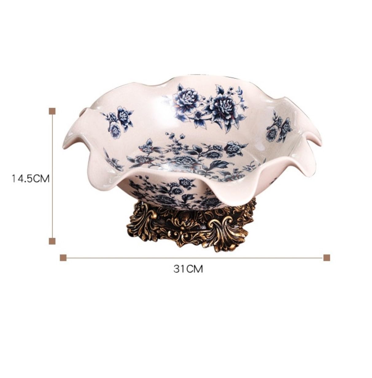 Kosz na Owoce Etażerka na Owoce Miska na Owoce Ceramiczna Miska Na Owoce Dekoracyjna Miska Na Cokole Na Stół Vintage Miska Na Owoce Z Podstawą Z Żywicy Patera na Owoce