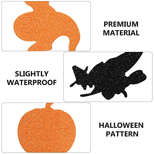 Kisangel 4 Sets Halloween Forth Stickers Bubble Post Thanksgiving Stickers ( willekeurige kleur ) - Image 3