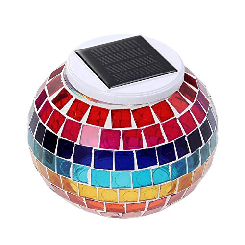 Toddmomy Luces Solares De Jardín Bola De Cristal Luz Solar Exterior Resistente Al Agua Para Decoración De Césped Celebraciones y Fiestas