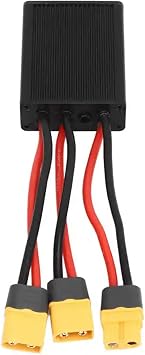Electric Bike Dual Battery Discharge Converter 30A 24-72VDC Dual Pack Switch Balancer Double Battery Parallel Module with XT60 Plug for 500w Motor