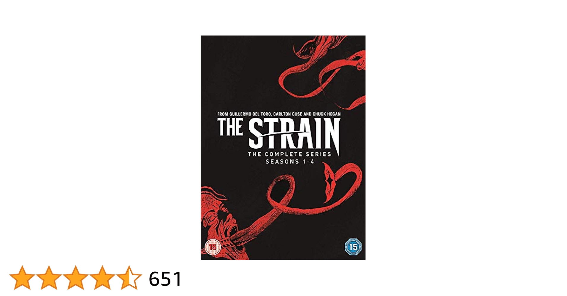Amazon.com: The Strain Complete Series, Seasons 1-4 [DVD