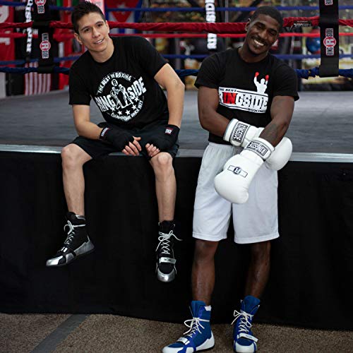 Ringside Gel Shock Safety Boxing Sparring Gloves, 14Oz, Black/Gray #TOP2