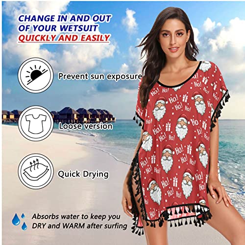 Chic Womens Fashion Stylish Chiffon Tassel Beach Bikini Swimwear Bathing Suit Cover up Dress4