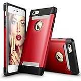 iPhone 6 Case, ESR iPhone 6 / 6s Case Hybrid Shockproof [Super Drop Protection]Rugged Case [Free Screen Protector ] Tough Armor Bumper Case Cover for Apple iPhone 6 / iPhone 6s (Shielder_Red)