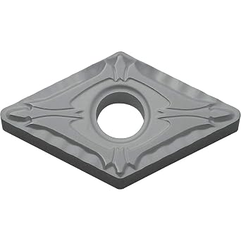 Kyocera DNMG 442XP TN610 Grade Uncoated Cermet, 0 Degree, Diamond, Negative Rake Angle, Neutral Turning Insert for Continuous and Finishing in P Carbon/Alloy Steel 10 Pieces