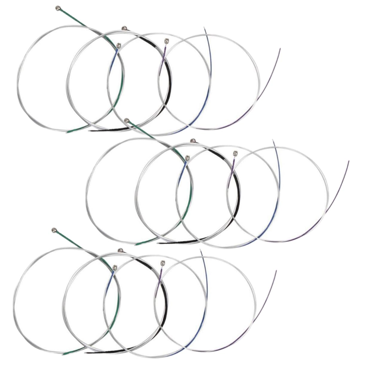 BESTonZON Easy Install Violin Strings Kit 12pcs Universal Set for Violin Starter and Professional Players