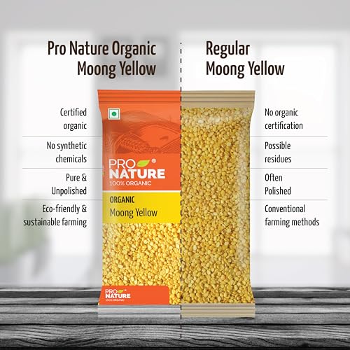Image of Pro Nature Organic Moong Yellow, 1kg