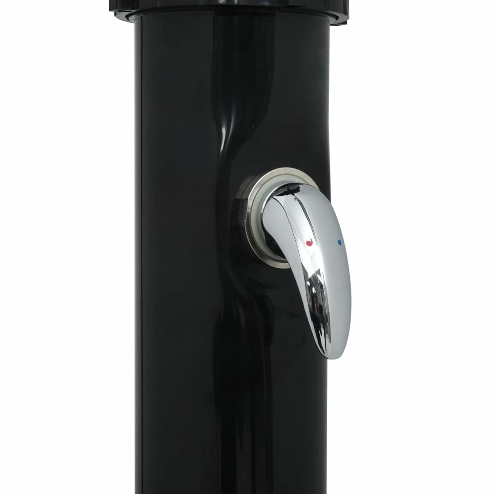 ZEYUAN Solardusche Schwarz 220 cm 20 L, Gartendusche Aussendusche, Solar Dusche Für Garten, Garten Dusche, Pool Dusche, Garten Brause, Solardusche Für Garten