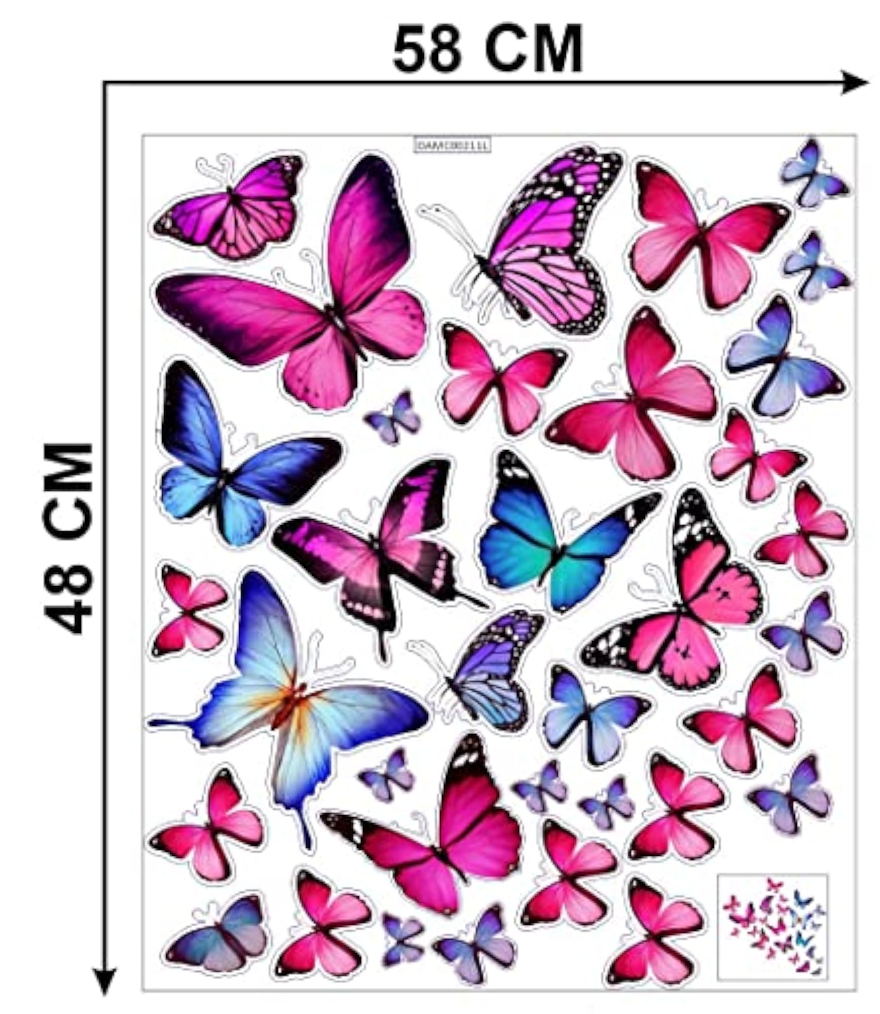 Beautiful Butterfly Wall Sticker