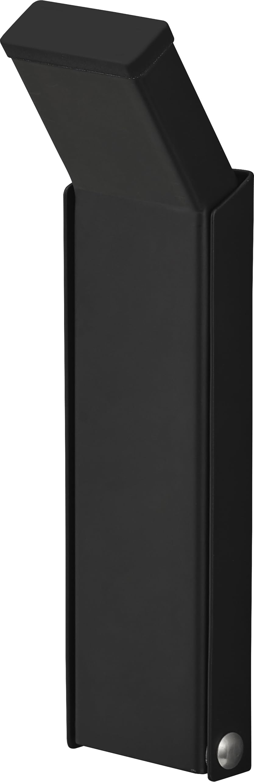 山崎実業(Yamazaki) マグネット 折り畳みドアストッパー ブラック (使用時)約W4.5×D7×H28cm タワー tower 強力マグネット 簡単取付 玄関ドア 片足で操作可能 3721商品画像