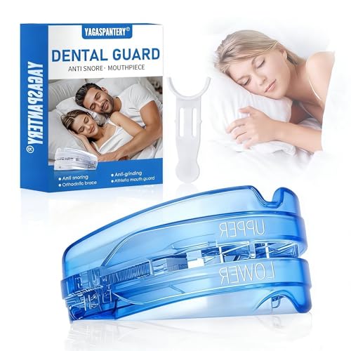 #VerdientProvisionen<br>Schnarchstopper Anti Schnarch Einstellbarers Anti Schnarch Mundstück Waschbar Wiederverwendbar Schnarchstopper für nachts Verbessert Schlafqualität für Männer und Frauen（blau）